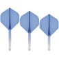 Preview: Mission Force 90 Moulded Flight & Shaft System Blau/Transparent - Standard No2